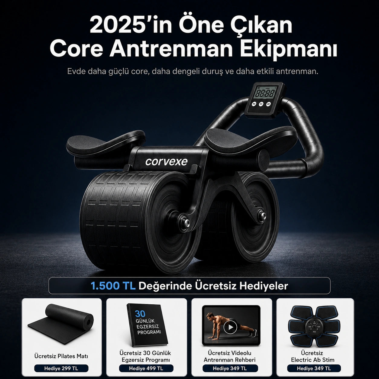 Corvexe Ab Roller Pro